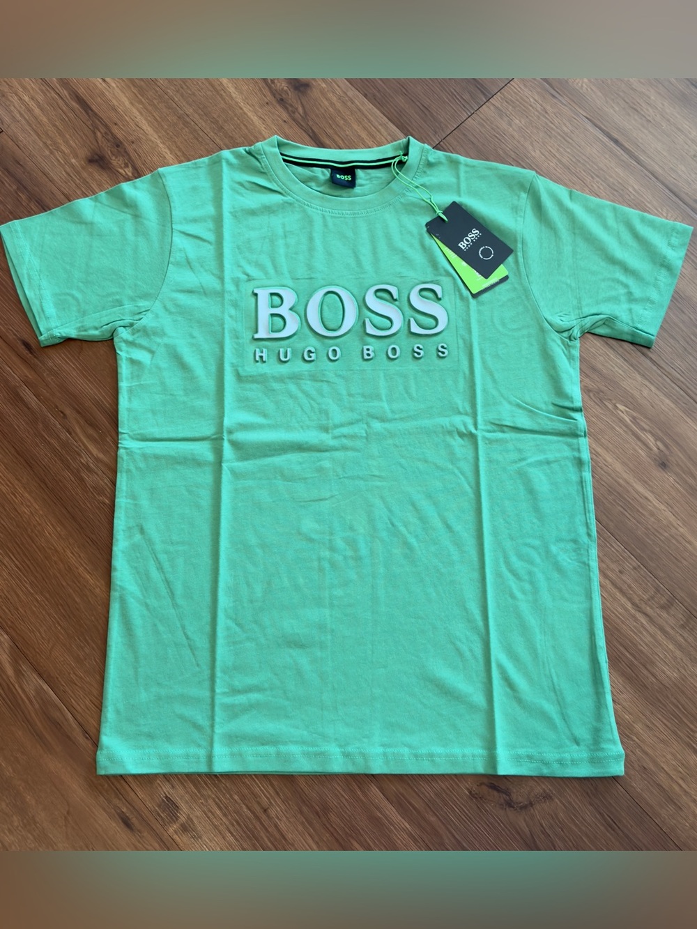 Hugo Boss Men's BOSS Logo T-Shirt in Green
